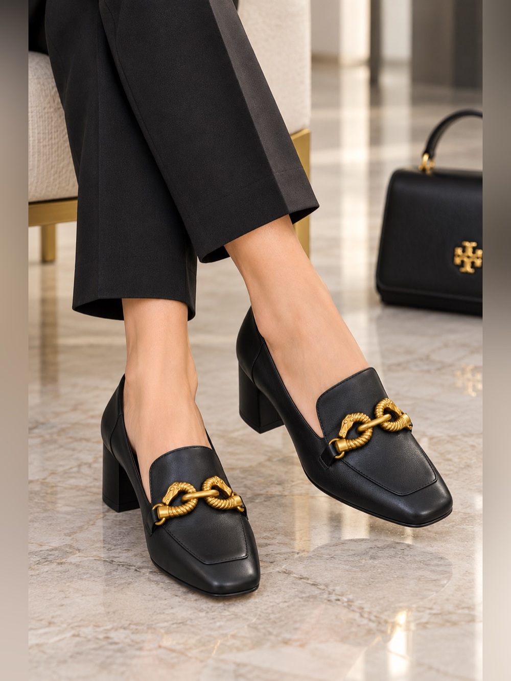 NWT Tory Burch Women's Jessa Horse Hardware Loafers